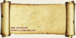 Mina Bradić vizit kartica